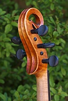 viola 5 string open scroll