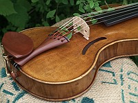 boxwood harp violin tailpiece